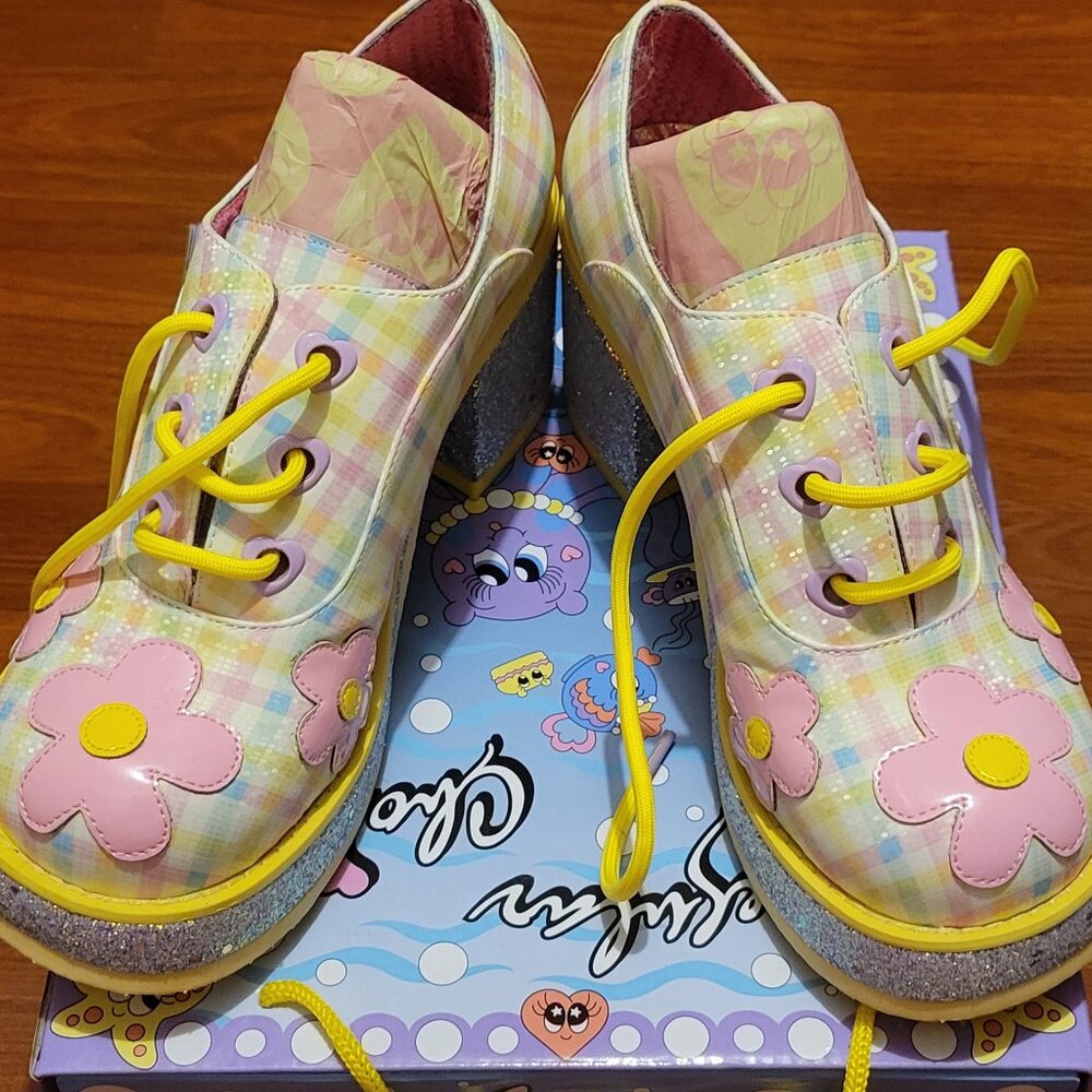Irregular choice rainbows and love shoes